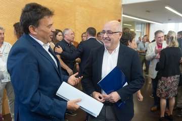 Acuerdo político entre NC, PSOE y Podemos para el Gobierno de Gran Canaria (Foto TA)